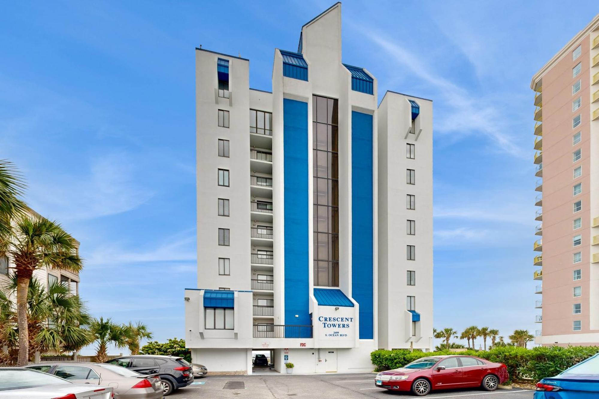 شقة Crescent Towers I #102 شاطئ ميرتل المظهر الخارجي الصورة