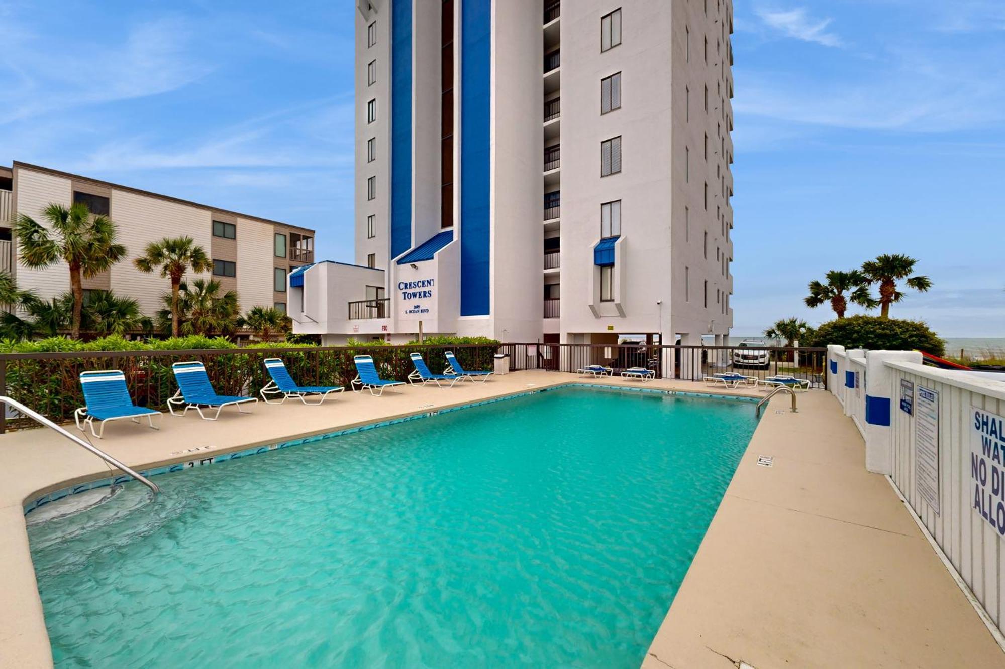 شقة Crescent Towers I #102 شاطئ ميرتل المظهر الخارجي الصورة